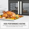 image:imageMartha Stewart French Door Air Fryer Toaster Oven Combo 34QT Countertop Convection 12in1 Bake Broil Roast Fits 12 PizzaDehydrate5 Accessories Air Fry Basket Stainless Steel Linen CreamCaviar Gray